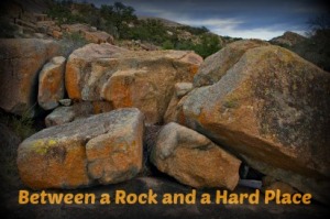 rock and hard place